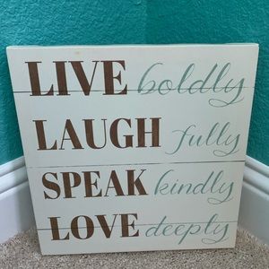 Inspirational canvas print